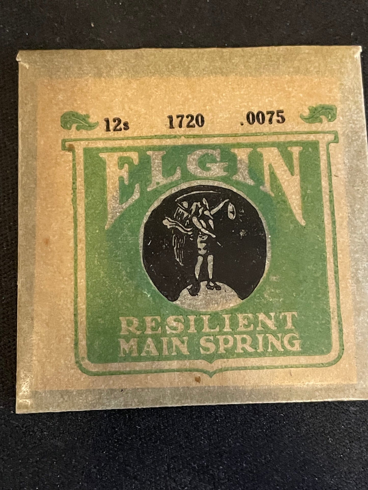 Elgin Factory Mainspring for 12s No. 1720 - Steel