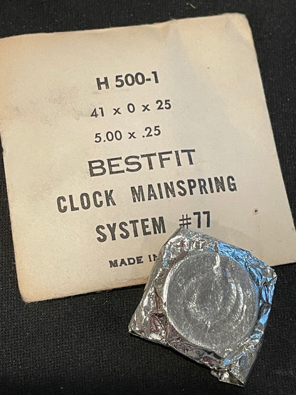 BESTFIT Clock Mainspring suitable for Emes Bavaria, Borletti 300 - H500-1