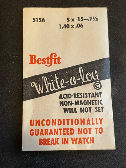 BESTFIT Mainspring 515A for ETA 2440, 2442 & Eterna 1417 - Alloy