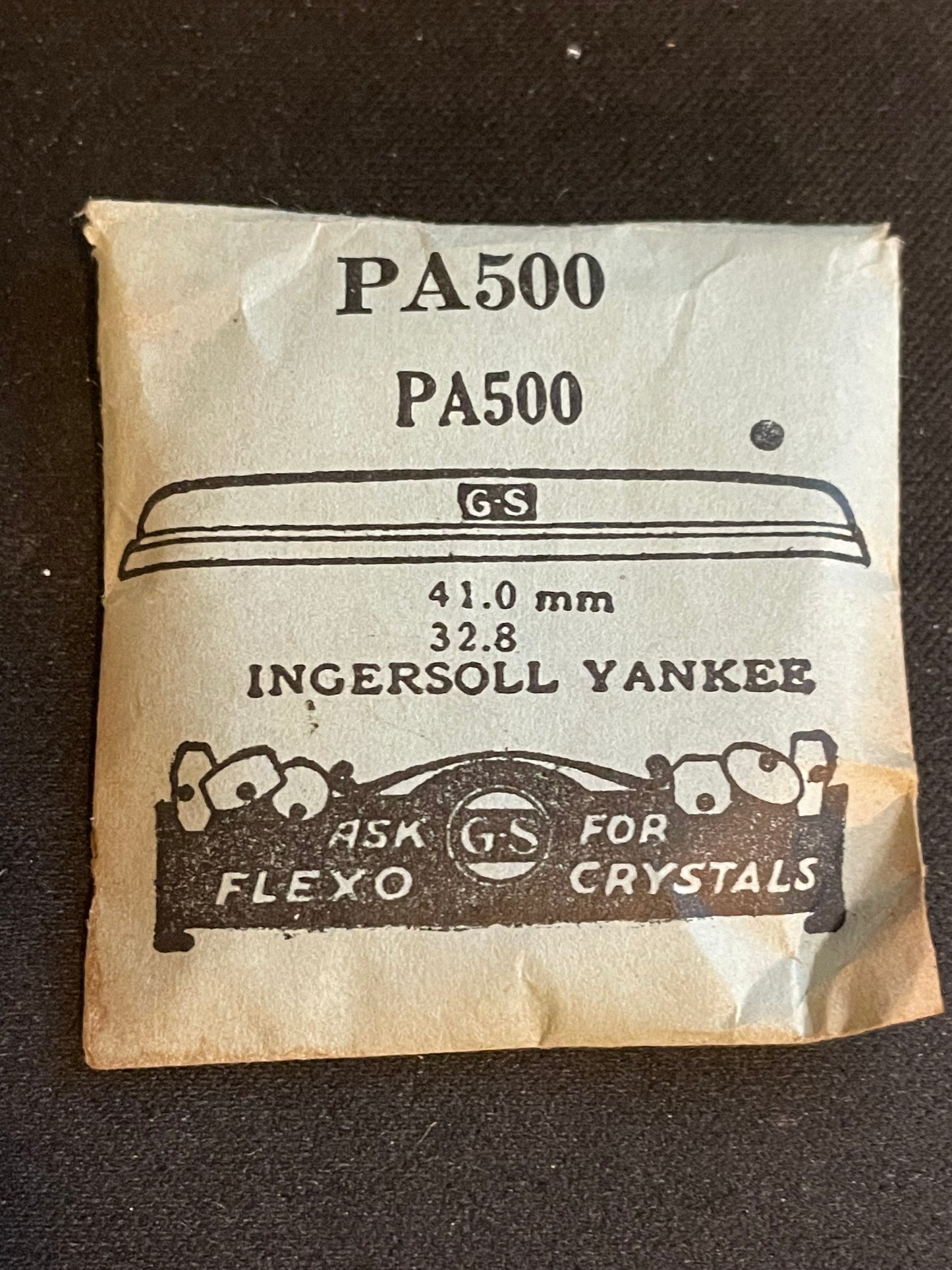 GS PA500 Pocket Watch Crystal 41mm for Ingersoll Yankee- New