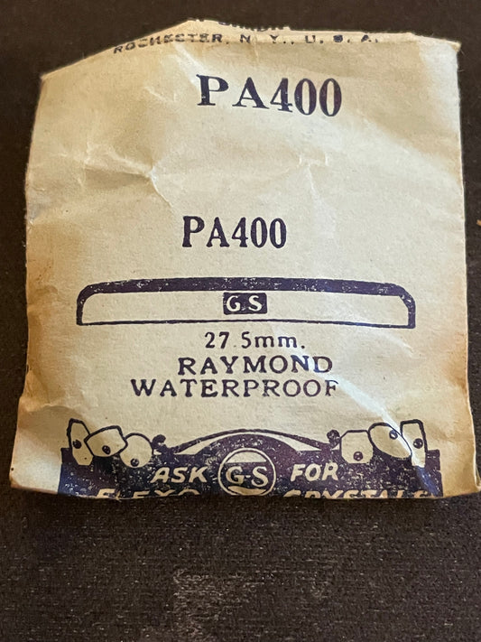 GS PA400 Watch Crystal 27.5mm for Raymond Waterproof - New