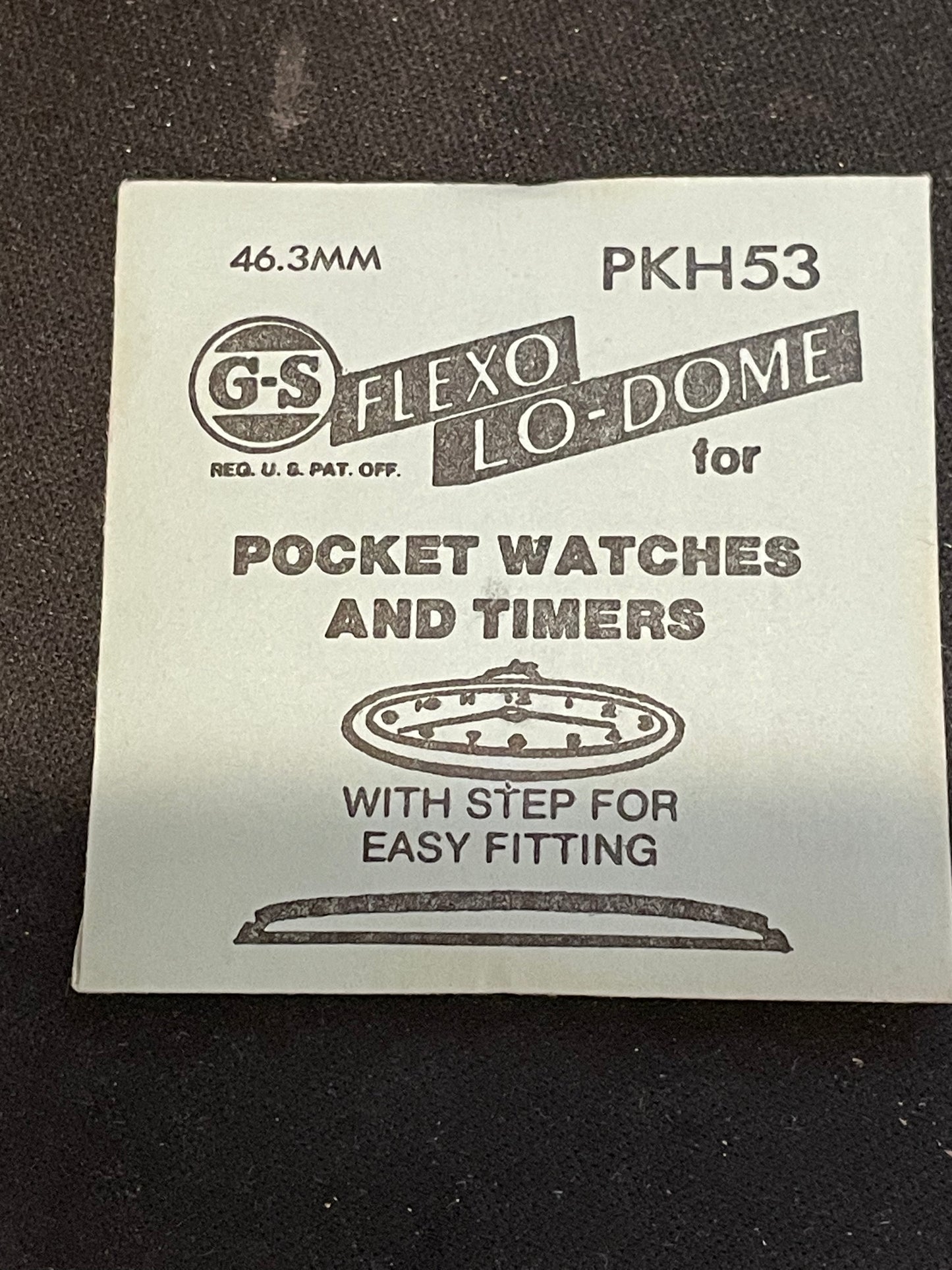 GS PKH53 Pocket Watch Crystal 46.3mm - New