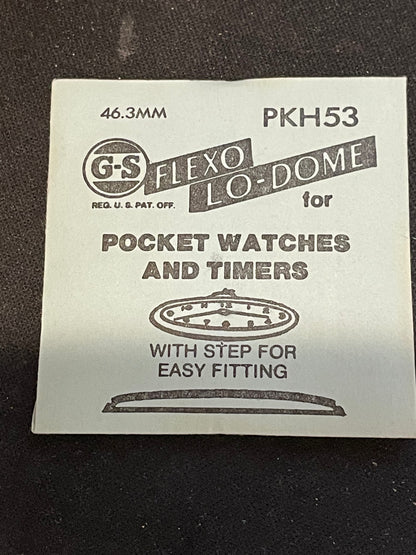 GS PKH53 Pocket Watch Crystal 46.3mm - New