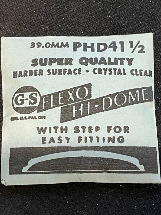 GS Flexo Round HI-DOME Crystal PHD 41½ - 39.0 mm - New