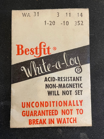 BESTFIT Mainspring WA31 for Omega caliber 470 Automatic - Alloy