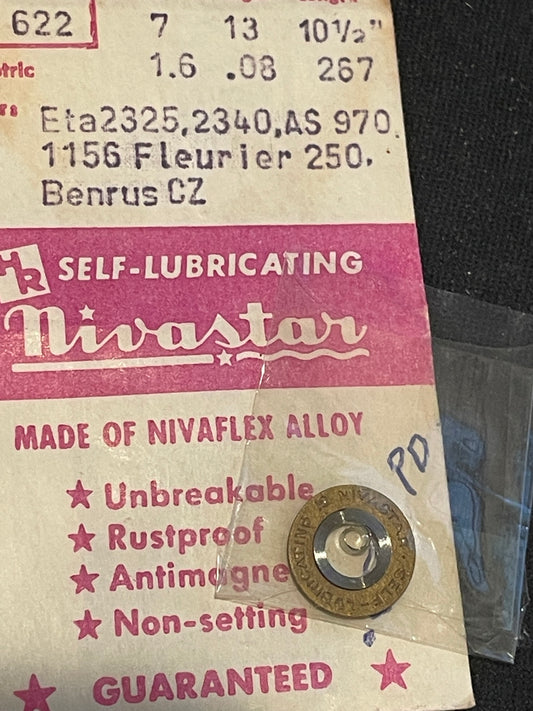 HR Nivastar Mainspring G622 for ETA 2325, 2340, AS 970, 1156, Benrus CZ - Alloy