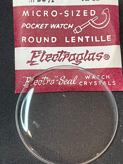 Electro-Seal ES-50½ Pocket Watch Crystal 44.7mm (1.762“) - New