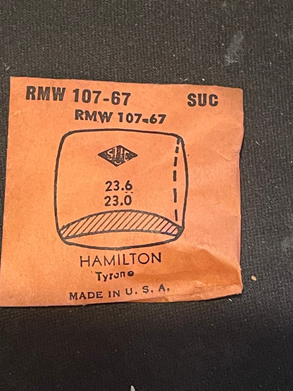 SUC Rocket Crystal RMW 107-67 for HAMILTON Tyrone - 23.6 x 23.0mm - New