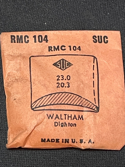 SUC Rocket Crystal RMC 104 for WALTHAM Dighton - 23.0 x 20.3mm - New
