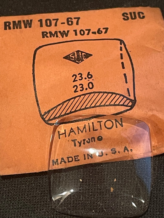 SUC Rocket Crystal RMW 107-67 for HAMILTON Tyrone - 23.6 x 23.0mm - New