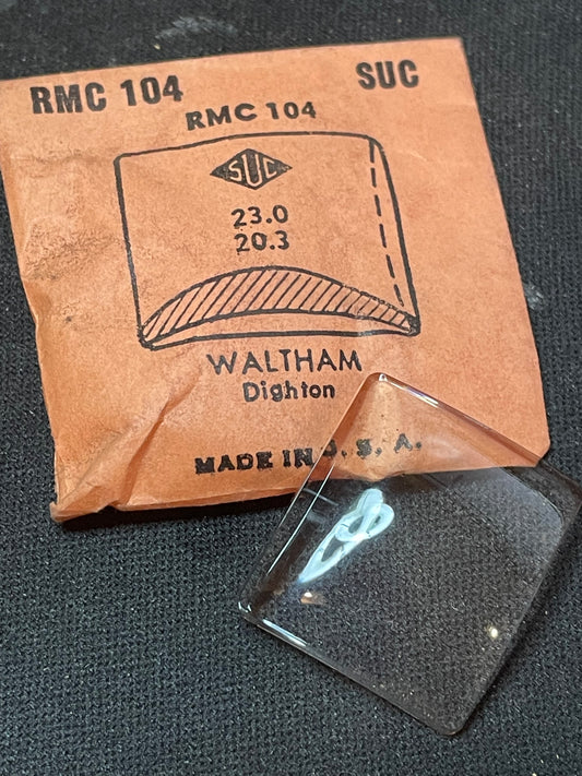 SUC Rocket Crystal RMC 104 for WALTHAM Dighton - 23.0 x 20.3mm - New