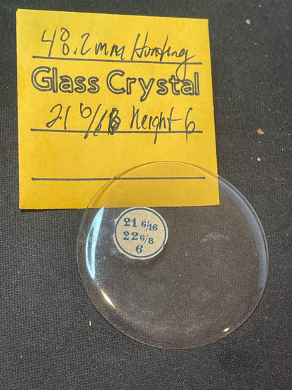 Vintage Glass Hunting Case Watch Crystal 21-6/16 (~48.2mm) - NOS