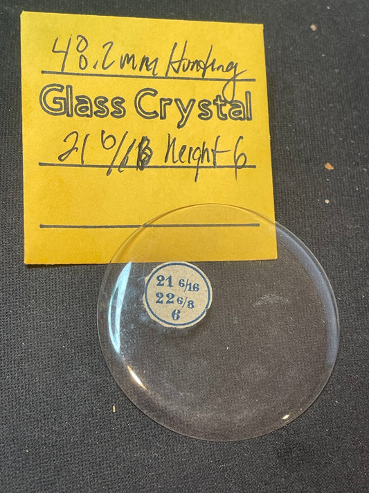 Vintage Glass Hunting Case Watch Crystal 21-6/16 (~48.2mm) - NOS