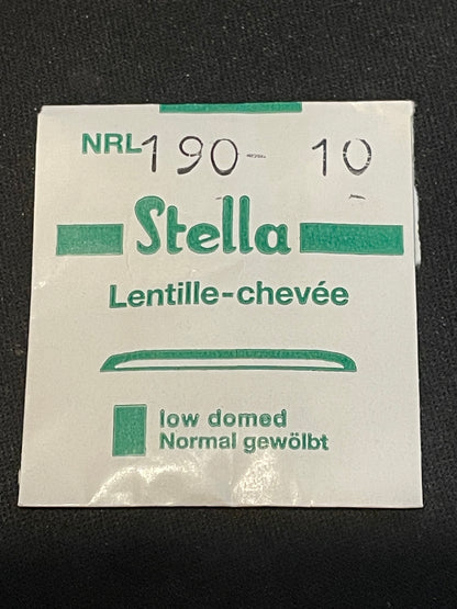 Stella NRL 190 - 10 Wrist Watch Crystal 19.0mm - New