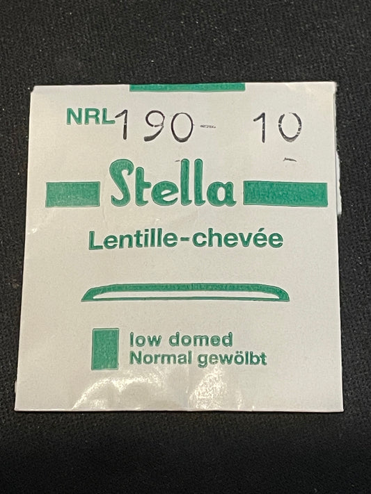 Stella NRL 190 - 10 Wrist Watch Crystal 19.0mm - New