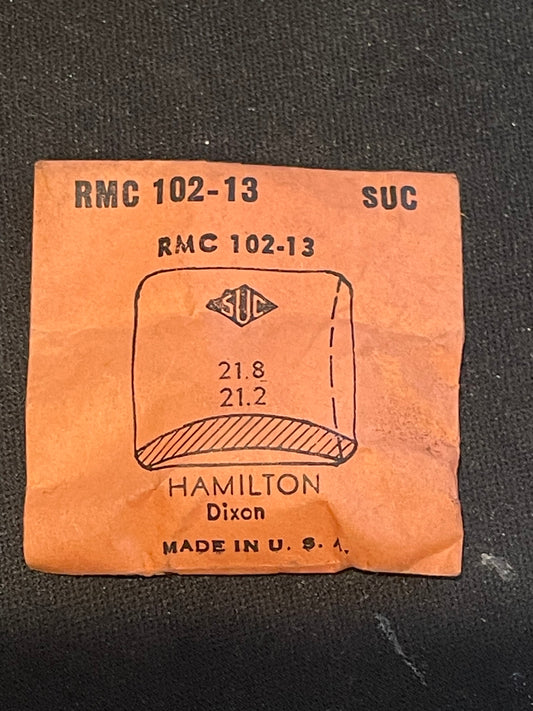 SUC Rocket Crystal RMC 102-13 for HAMILTON Dixon - 21.8 x 21.2mm - New