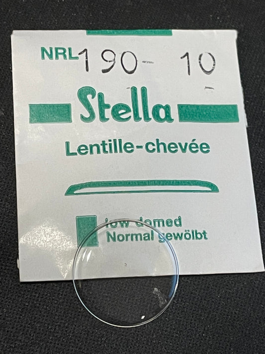 Stella NRL 190 - 10 Wrist Watch Crystal 19.0mm - New