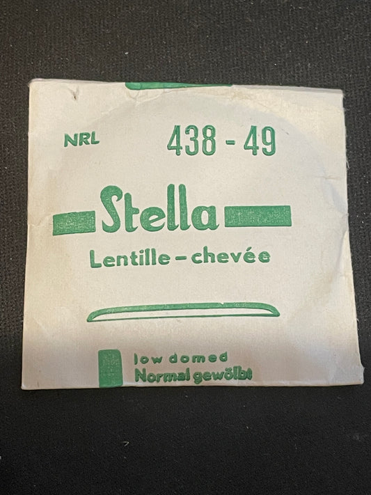 Stella NRL 438 - 49 Pocket Watch Crystal 43.8mm - New