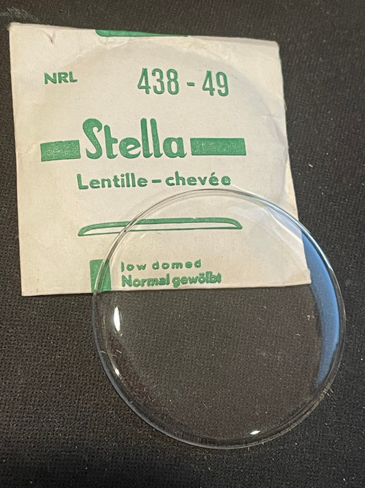 Stella NRL 438 - 49 Pocket Watch Crystal 43.8mm - New