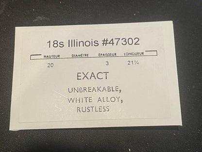 Illinois Mainspring for 18s No. 47302 (EXACT) - Alloy