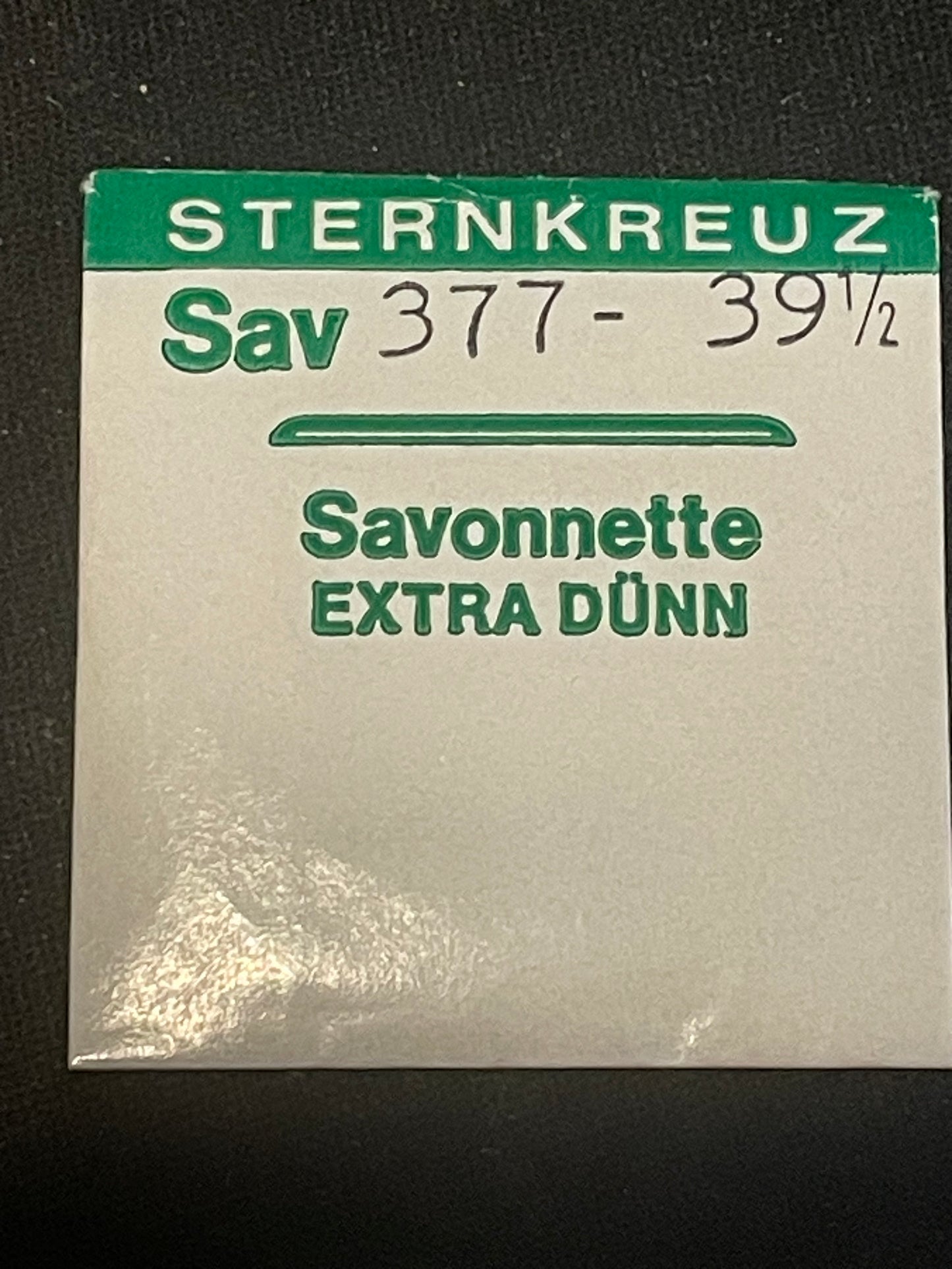 Sternkreuz 39½ Savonnette 37.7mm Acrylic Hunting Case Pocket Watch Crystal - New
