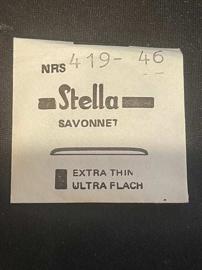 Stella NRS419 46 Savonnette 41.9mm Acrylic Hunting Case Pocket Watch Crystal - New