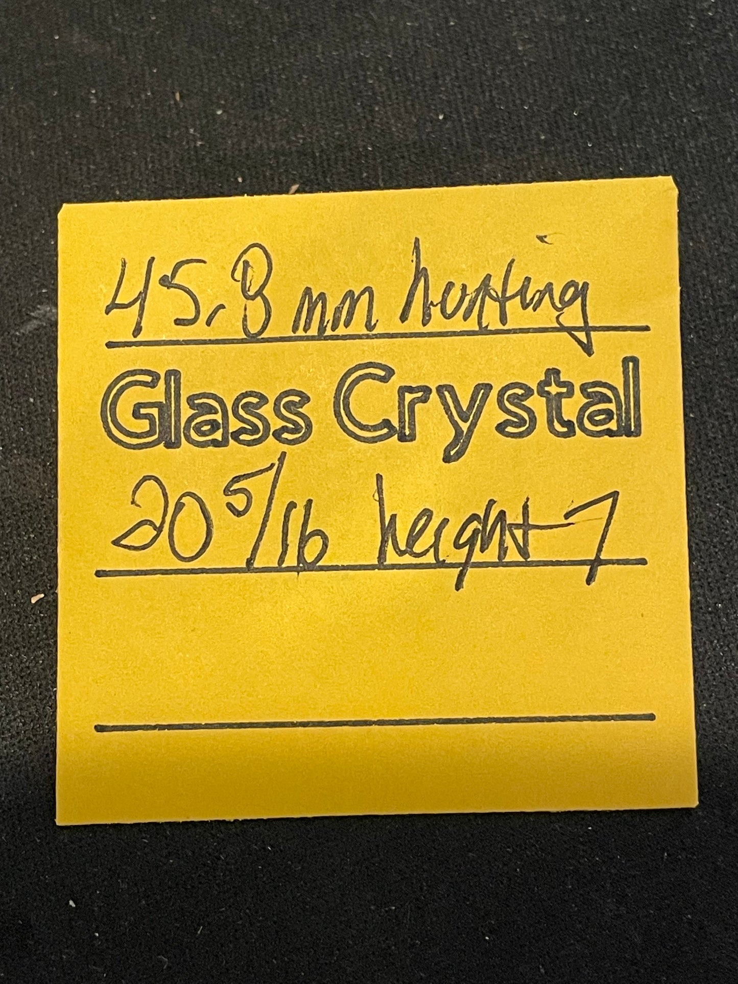 Vintage Glass Hunting Case Watch Crystal 20-5/16 (~45.8mm) - NOS