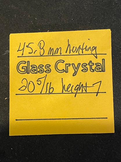 Vintage Glass Hunting Case Watch Crystal 20-5/16 (~45.8mm) - NOS