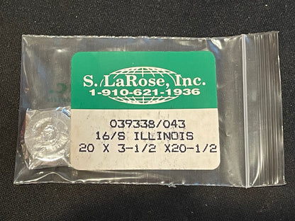 Illinois 16s Mainspring No. 47333 from S. LaRose - Alloy