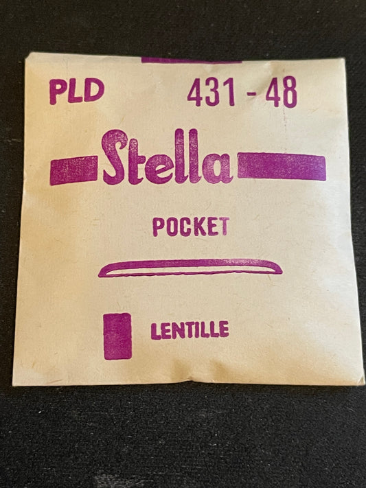 Stella PLD-431 48 Round Pocket Watch Crystal 43.1mm - New