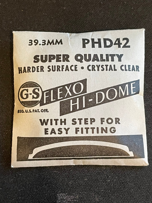GS Flexo Round HI-DOME Crystal PHD 42 - 39.3 mm - New