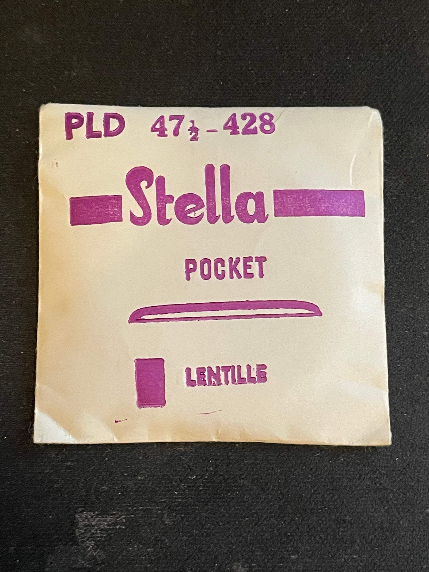 Stella PLD-428 47½ Round Pocket Watch Crystal 42.8mm - New