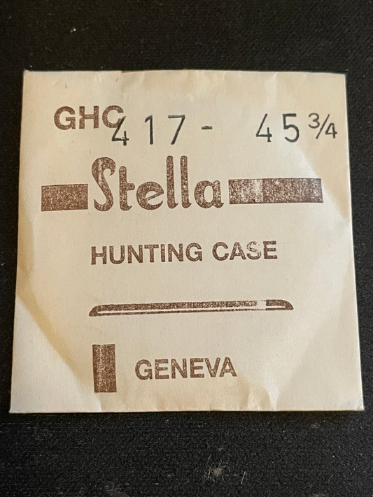 Stella GHC Hunting Case Crystal 41.7mm (size 45¾) - New