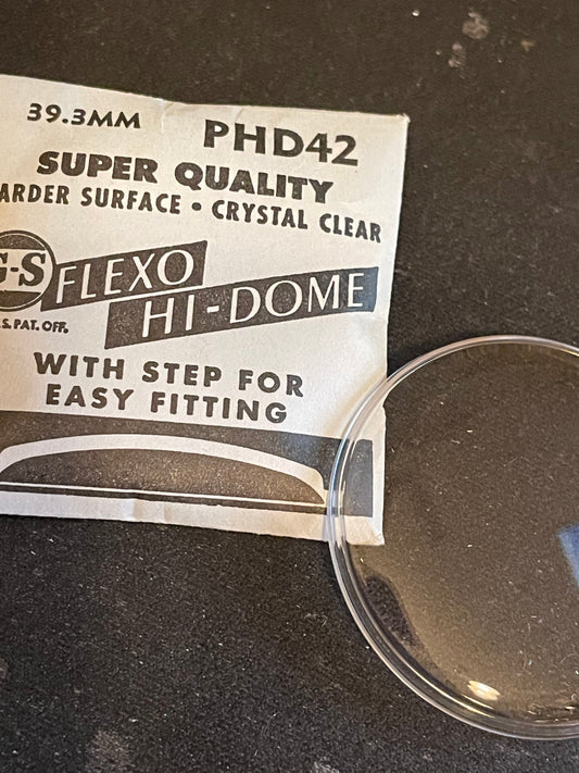GS Flexo Round HI-DOME Crystal PHD 42 - 39.3 mm - New