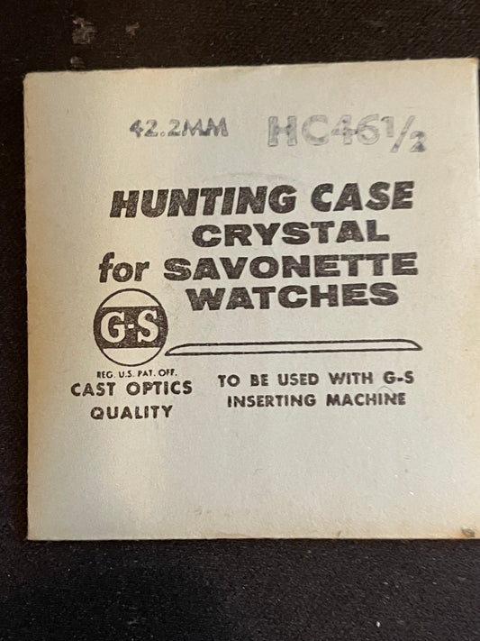 GS HC 46½ Hunting Case Pocket Watch Crystal 42.2mm - New