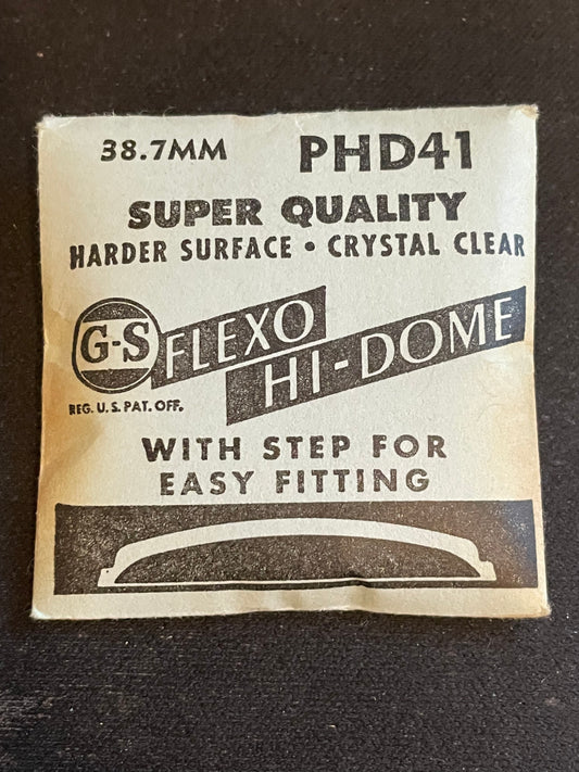 GS Flexo Round HI-DOME Crystal PHD 41 - 38.7 mm - New