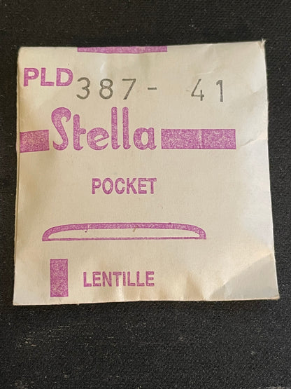 Stella PLD-387 41 Round Pocket Watch Crystal 38.7mm - New