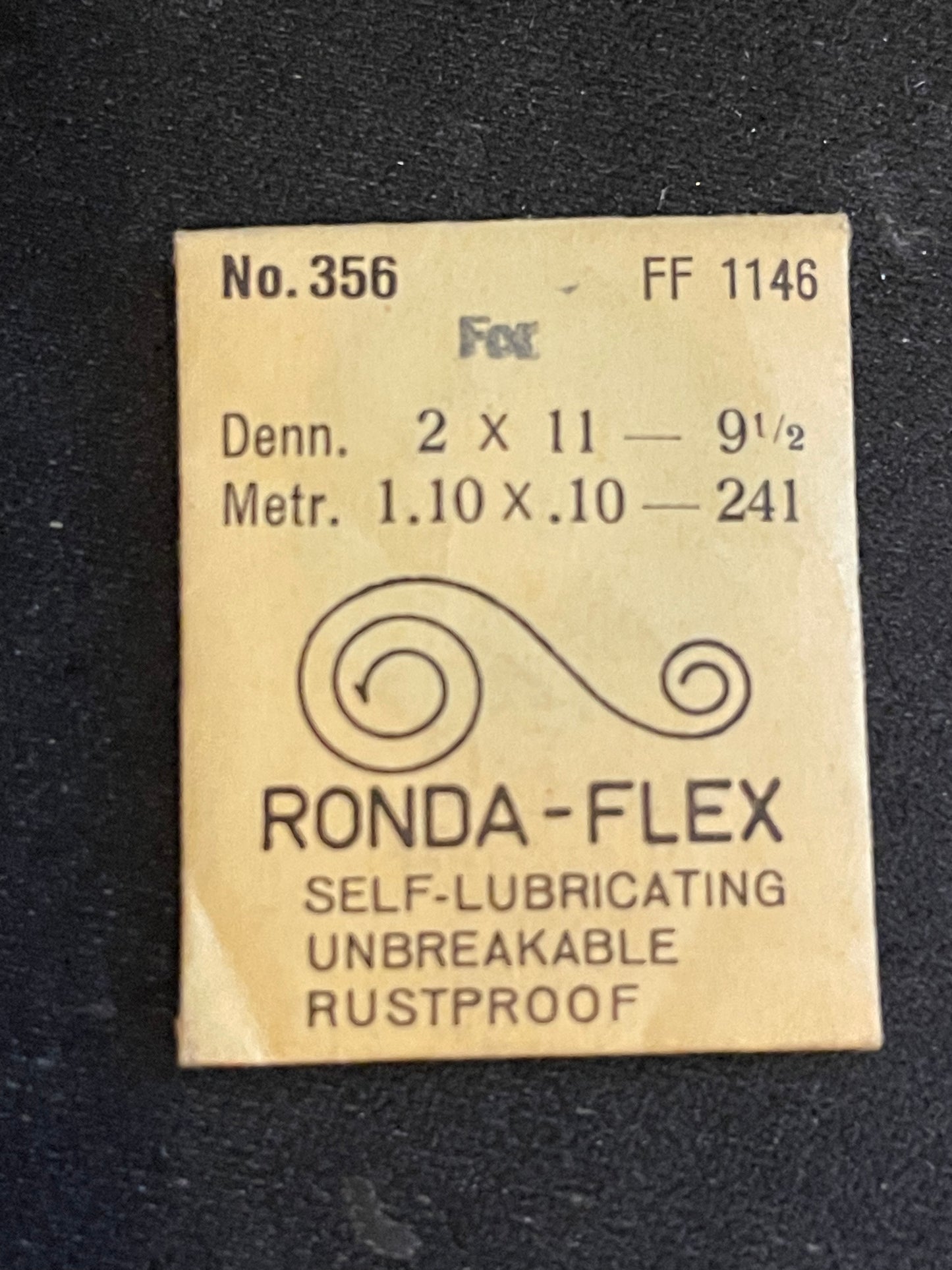 Ronda Mainspring No. 356 for Font caliber 1146 - Alloy