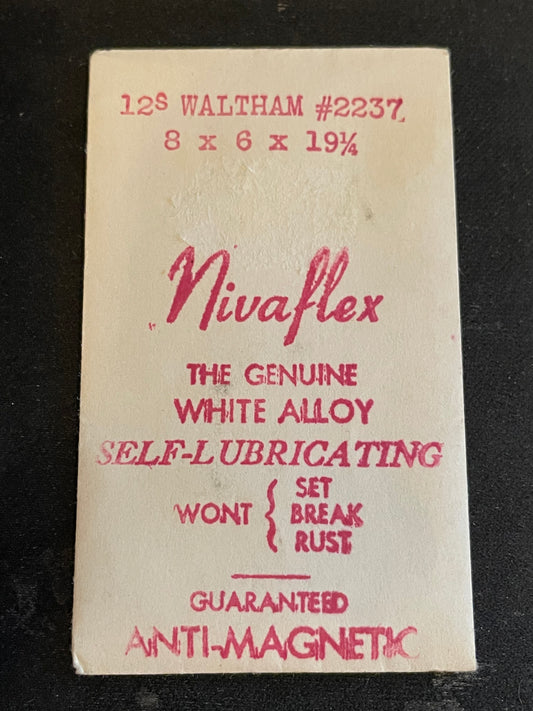 Nivaflex Mainspring for Waltham 12s Colonial B No. 2237 - Alloy