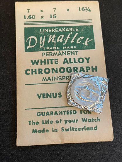 Dynaflex Mainspring for Venus caliber 175 thru 179 Chronographs - Alloy