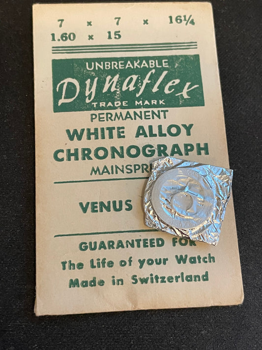 Dynaflex Mainspring for Venus caliber 175 thru 179 Chronographs - Alloy