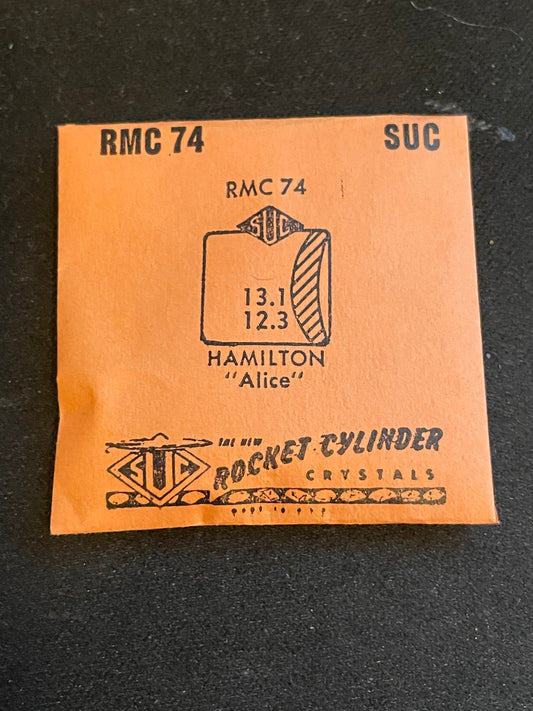 SUC Rocket Crystal RMC 74 for HAMILTON Alice - 13.1 x 12.3mm - New