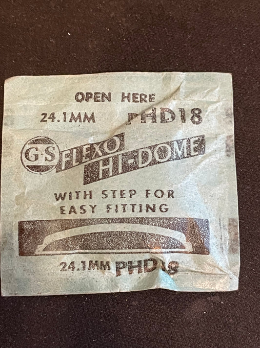 GS Flexo Round HI-DOME Crystal PHD 18 - 24.1 mm - New