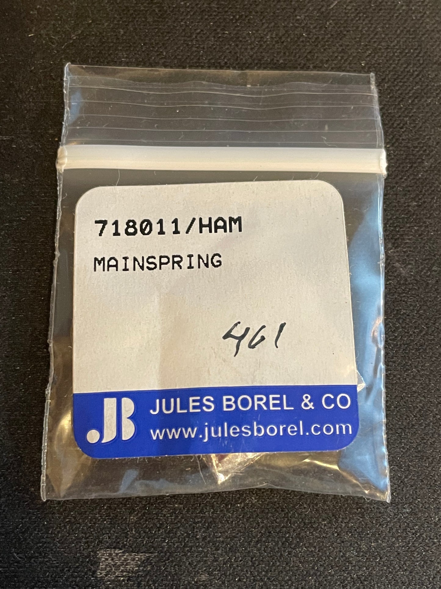 BOREL Mainspring for 18s Hamilton Factory No. 15 / 718011 - Alloy