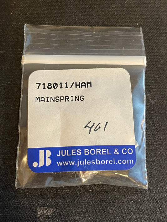 BOREL Mainspring for 18s Hamilton Factory No. 15 / 718011 - Alloy