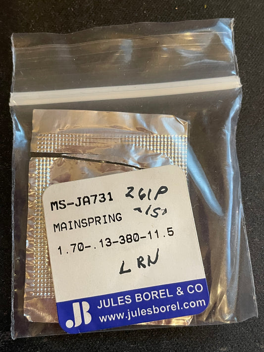BOREL Mainspring JA731 for Waltham 0s Factory No. 2228 - Alloy