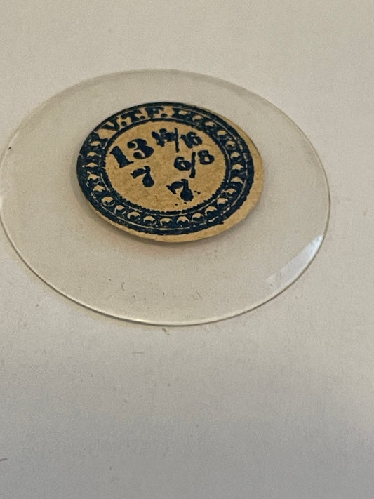 VTF Vintage Glass Hunting Case Watch Crystal 13-14/16 (~31.4mm) - NOS