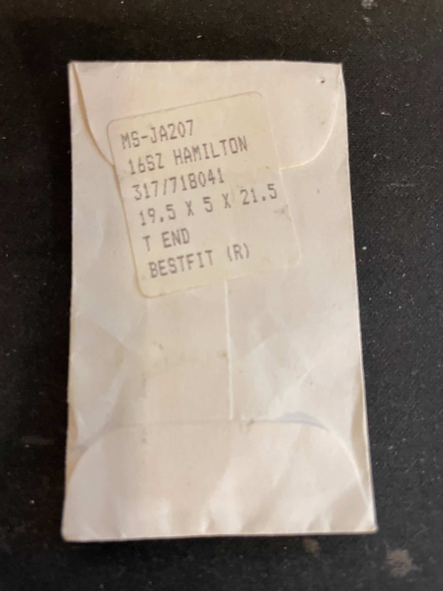 BESTFIT Mainspring JA207 for 16s Hamilton No. 317 / 718041 - Alloy