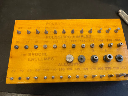 Watchmakers Seitz Jeweling tool set - in box