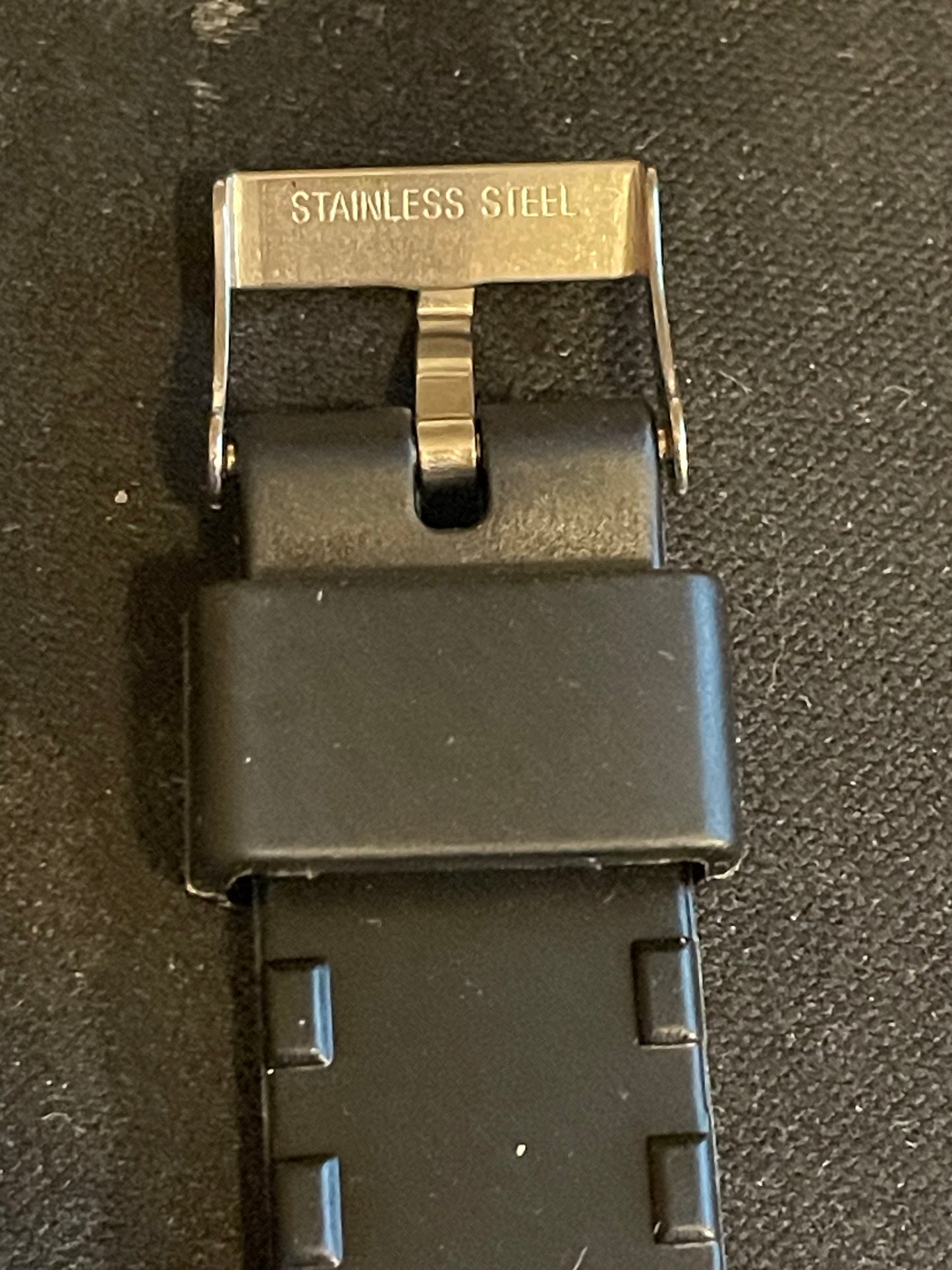 19mm Black Divers / Sports Wrist Watch Strap